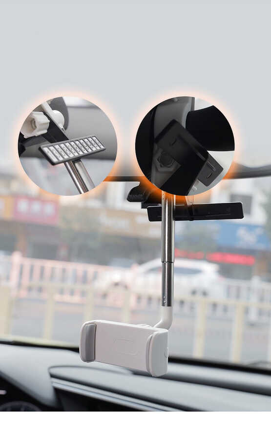 Cepax LG-01 Dikiz Aynası Telefon Tutucu - 9 Cepax LG-01 Dikiz Aynası Telefon Tutucu - 9